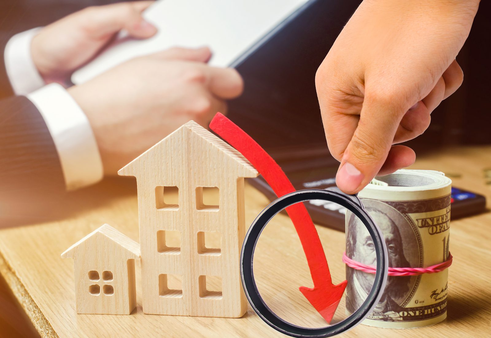 Is the Pandemic affecting house value? 2 bigstock the concept of falling real es 2931835031